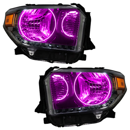 ORACLE Lighting Oracle 14-17 Toyota Tundra SMD HL - Dual Halo Kit - ColorSHIFT w/ BC1 Controller 7204-335 7204-335 Photo - out of package