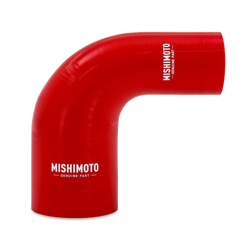 Mishimoto Silicone Reducer Coupler 90 Degree 2in to 3in - Red MMCP-R90-2030RD MMCP-R90-2030RD Photo - Primary