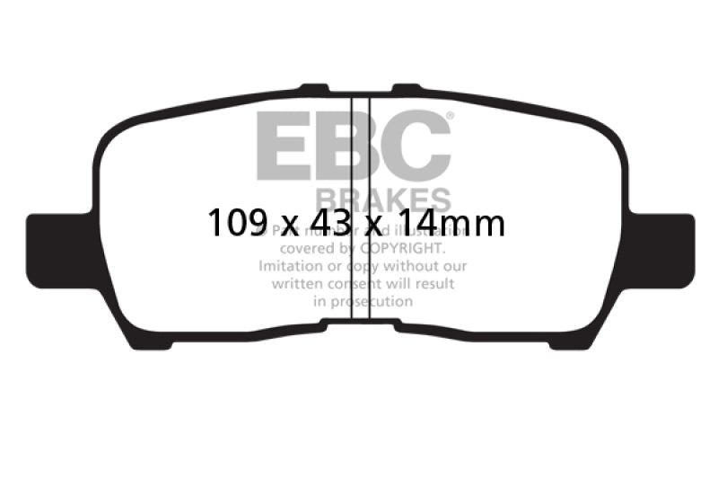 EBC Disc Brake Pad Set DP41684R Photo - Primary