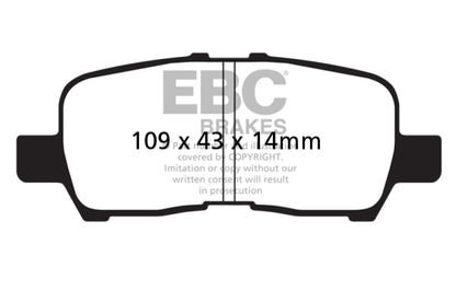 EBC Disc Brake Pad Set DP41684R Photo - Primary