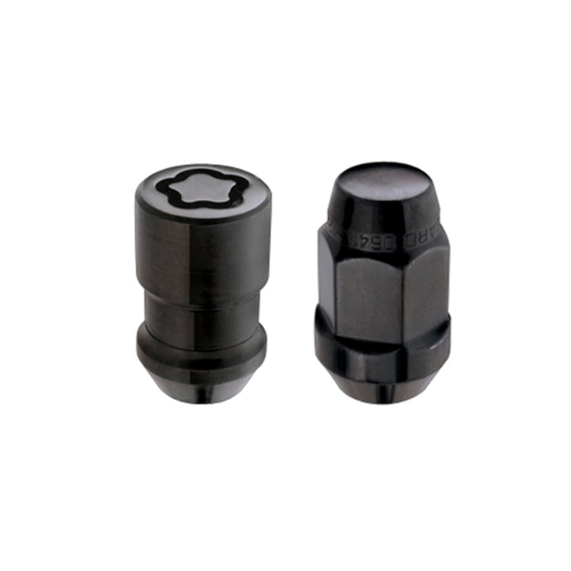 McGard 5 Lug Hex Install Kit w/Locks (Cone Seat Nut / Bulge) M12X1.5 / 3/4 Hex / 1.45in. L - Black 84538 84538 Photo - Primary