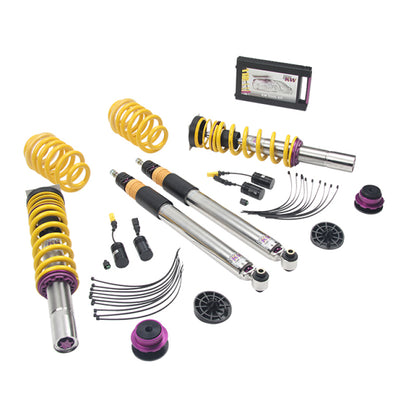 KW Coilover Kit V3 2017+ Audi A4 (B9) Sedan 2wd w/ Electronic Dampers 352100AW 352100AW Photo - Primary