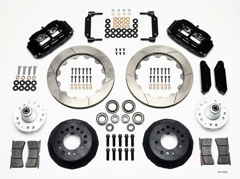 Wilwood Narrow Superlite 6R Front Hub Kit 12.88in 1970-1973 Mustang Disc Spindle 140-10220 140-10220 Photo - Primary