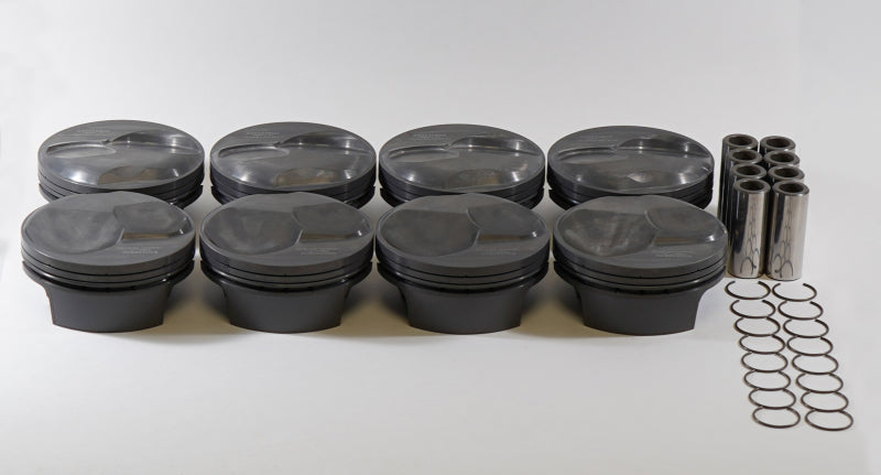 Mahle Piston Set SBF 565cid 4.600in Bore 4.250in Stroke 6.385in Rod .990in Pin 28cc 15.5 CR 930240000 930240000 Photo - Primary