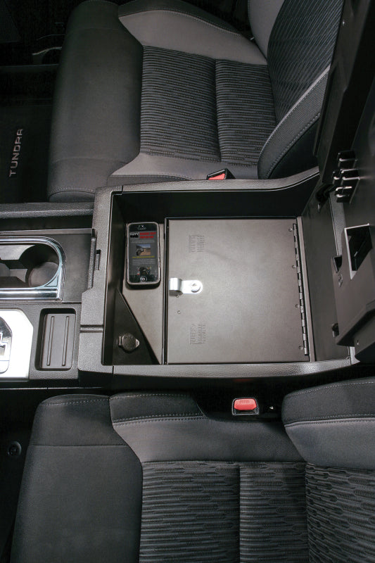 Tuffy Products Tuffy Console Safe W/ Keyed Lock For Toyota Tundra W/ Flow Thru Console 323-01 323-01 Photo - Mounted
