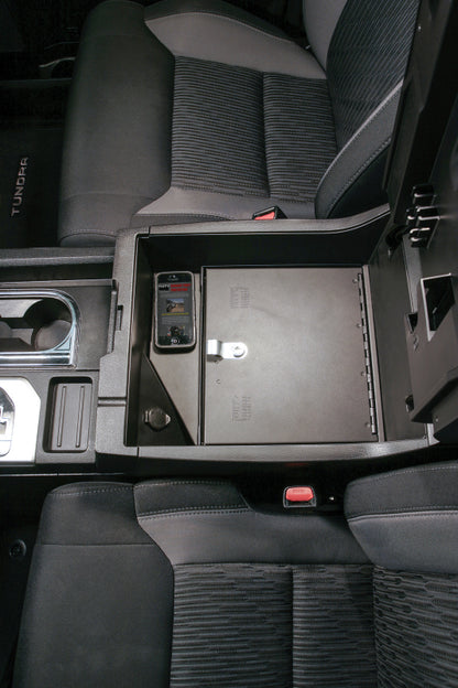 Tuffy Products Tuffy Console Safe W/ Keyed Lock For Toyota Tundra W/ Flow Thru Console 323-01 323-01 Photo - Mounted