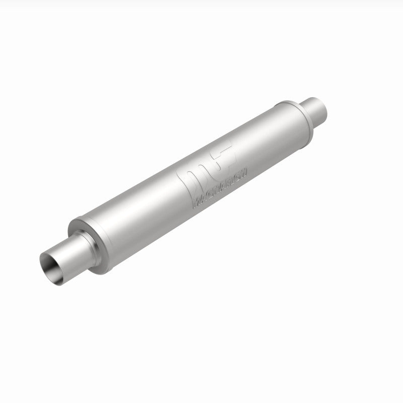 MagnaFlow 4" Round Center/Center Straight Through Performance Muffler 10435 360 Degree Image Set