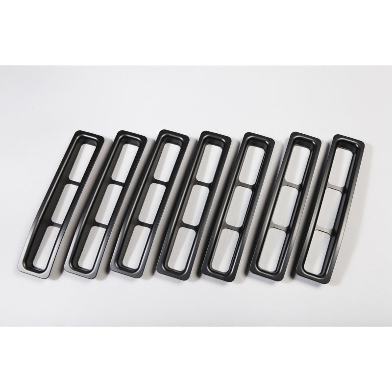 Rugged Ridge Grille Insert Kit, Black; 97-06 Jeep Wrangler TJ 11306.03 Photo - Primary