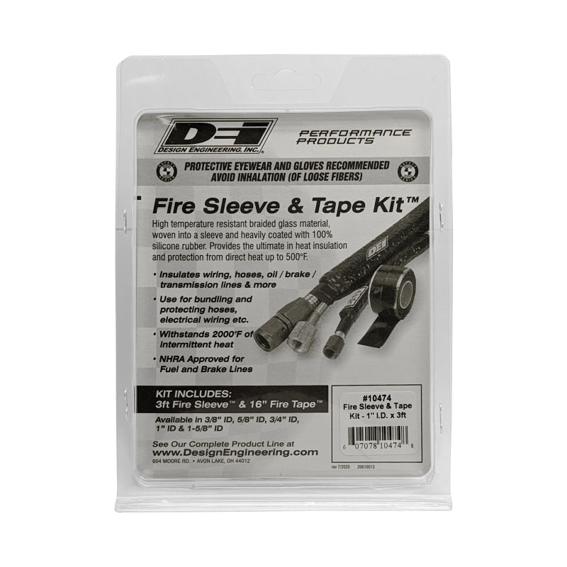 DEI Fire Sleeve and Tape Kit 1in I.D. x 3ft 10474 10474 Photo - Unmounted