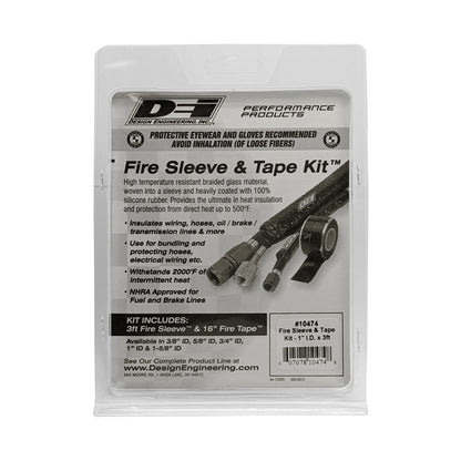 DEI Fire Sleeve and Tape Kit 1in I.D. x 3ft 10474 10474 Photo - Unmounted