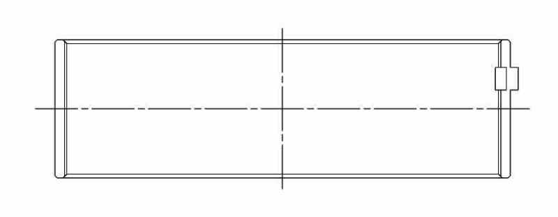 ACL Holden/Buick 231ci (3.8L V6) Engine Connecting Rod Bearing Set 6B2306H-010 6B2306H-010 Technical Drawing