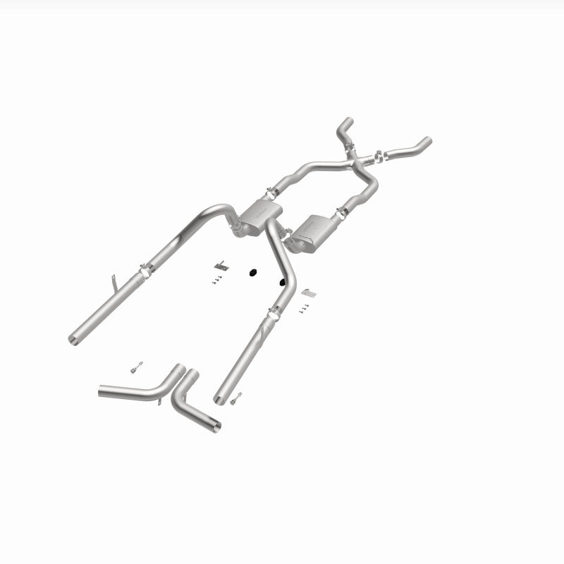 MagnaFlow Chevrolet Bel Air Street Series Crossmember-Back Performance Exhaust System 16596 360 Degree Image Set