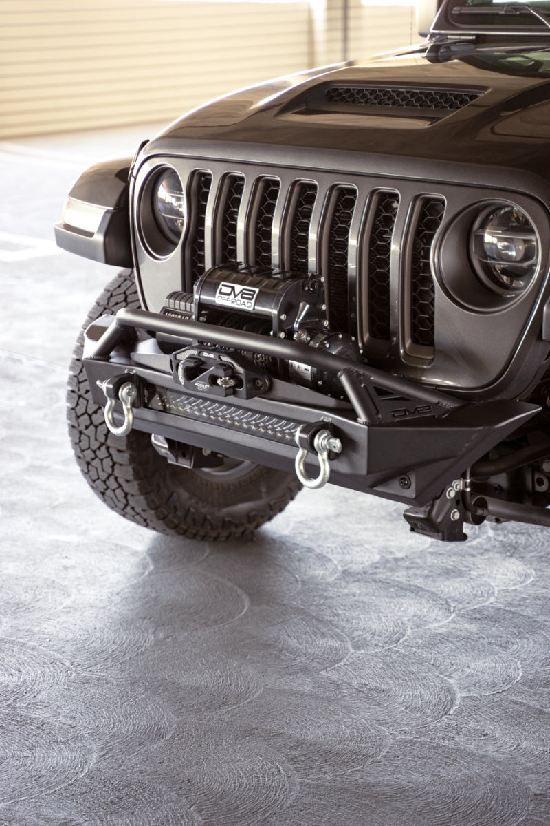 DV8 Offroad 07-23 Jeep Wrangler JK/JL & Gladiator JT FS-1 Series Stubby Front Bumper FBJL-11 FBJL-11 Photo - Unmounted