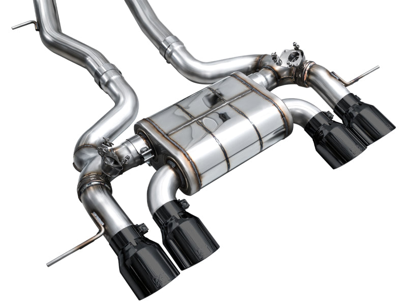 AWE Tuning 23-24 BMW G87 M2 SwitchPath Edition Exhaust - Diamond Black Tips 3025-43487 3025-43487 Photo - Mounted