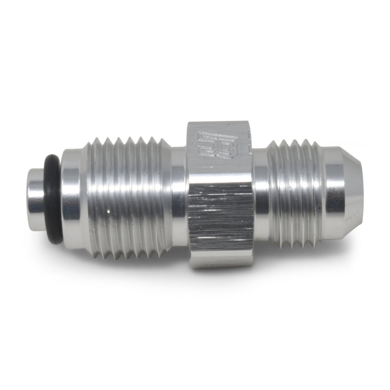 Russell Power Steering Adapter 5/8-18 O-Ring To 6 AN Male Clear Anodize 648030 Photo - out of package