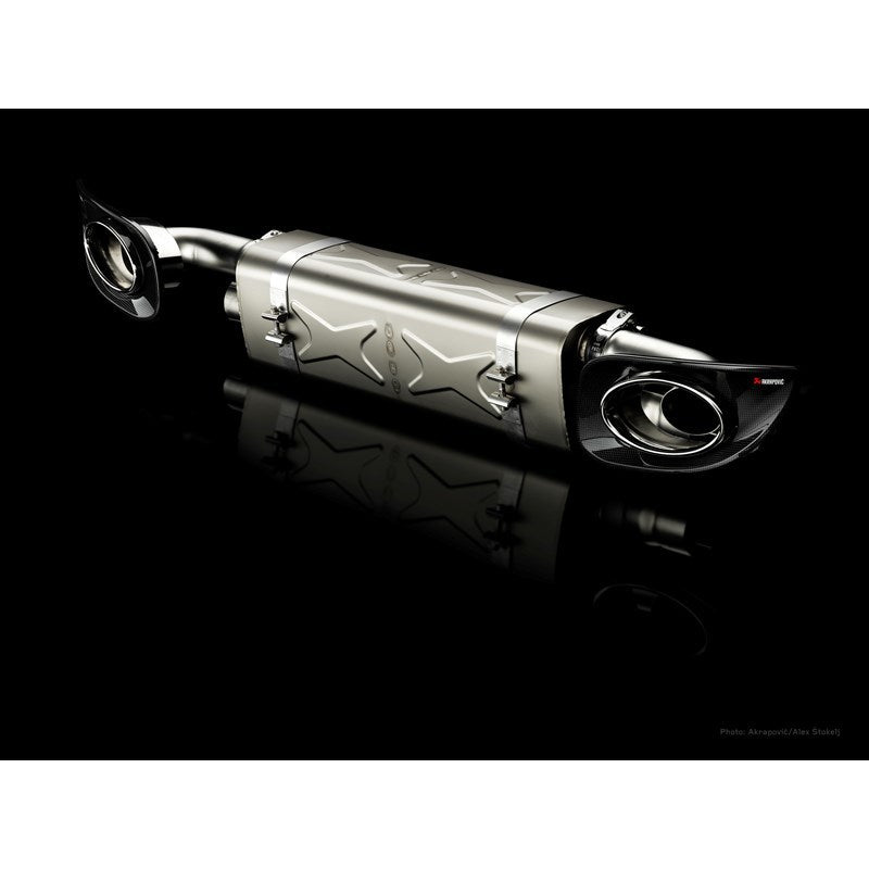 Akrapovic 10-13 Porsche 911 Turbo / Turbo S (997 FL) Slip-On Line (Titanium) w/ Titanium Tips S-PO997TFLH S-PO997TFLH Photo - Primary