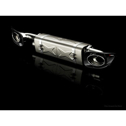 Akrapovic 10-13 Porsche 911 Turbo / Turbo S (997 FL) Slip-On Line (Titanium) w/ Titanium Tips S-PO997TFLH S-PO997TFLH Photo - Primary