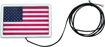 Kuryakyn Freedom Flag Led 4in X 6in Chr 2891 2891 Photo - Primary