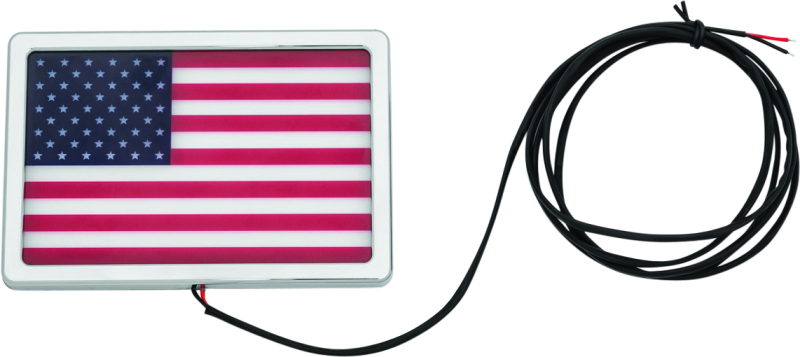Kuryakyn Freedom Flag Led 4in X 6in Chr 2891 2891 Photo - Primary