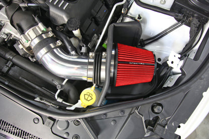 Spectre 12-18 Jeep Grand Cherokee V8-6.4L F/I Air Intake Kit - Polished w/Red Filter 9039 9039 Photo - Mounted