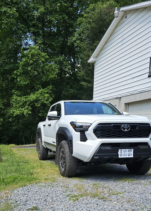 Rally Armor 2024 Toyota Tacoma Black UR Mud Flap w/ White Logo MF114-UR-BLK-WH MF114-UR-BLK-WH User 1