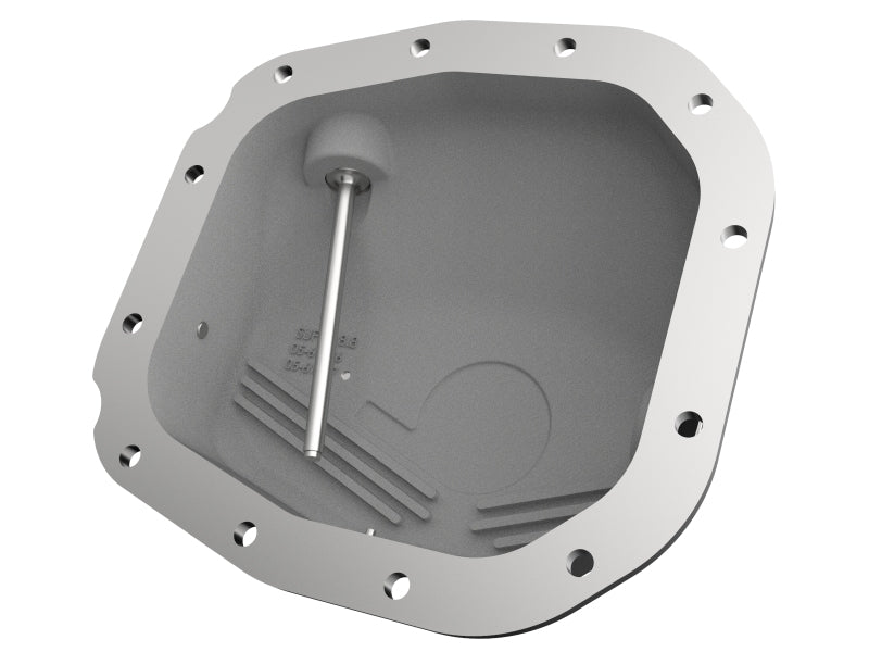 aFe Pro Series Rear Differential Cover Black w/ Fins 15-19 Ford F-150 (w/ Super 8.8 Rear Axles) 46-71180B 46-71180B Photo - Unmounted