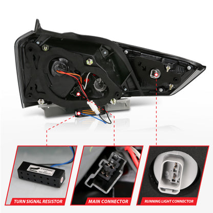 Anzo 14-18 Chevrolet Impala LED Taillights Smoke 321345 Photo - Unmounted