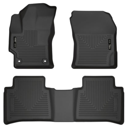 Husky Liners 2020 Toyota Corolla Weatherbeater Black Front & 2nd Seat Floor Liners 95751 95751 Photo - Primary