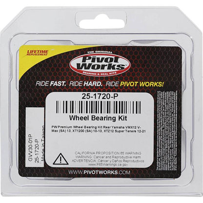 Pivot Works Yamaha Wheel Bearing Kit Premium Bearings 25-1720-P 25-1720-P Photo - Primary