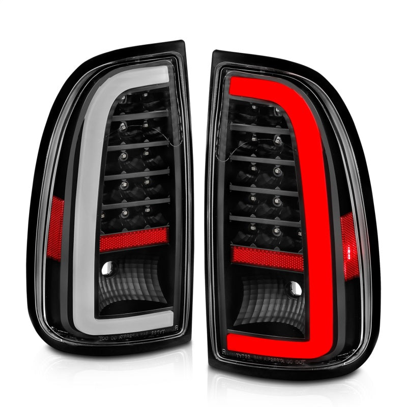 ANZO 00-06 Toyota Tundra LED Taillights w/ Light Bar Black Housing Clear Lens 311411 311411 Photo - Unmounted