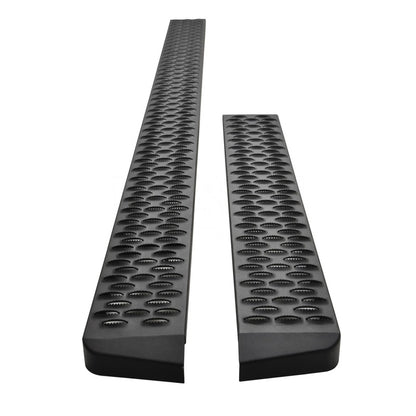 Westin Ford Transit Van 150/250/350 (46in Driver & 97in. Pass) Grate Steps Running Boards - Tex. Blk 27-81005 27-81005 Photo - Unmounted