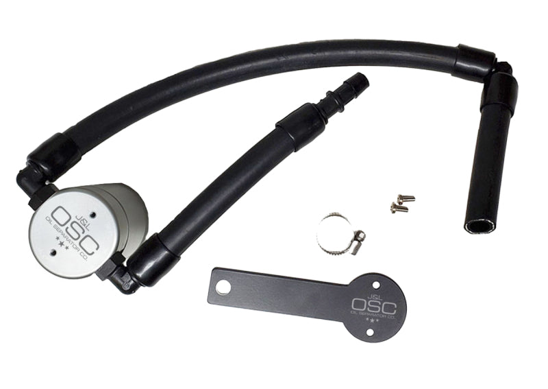 J&L 18-22 Kia Stinger GT 3.3TT Passenger Side Oil Separator 3.0 - Clear Anodized 3106P-C 3106P-C Photo - Primary