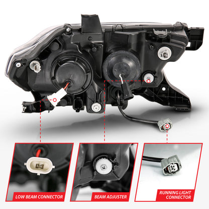Anzo  16-17 Toyota Tacoma Projector Headlights w/ Plank Style Design 111379 Photo - Unmounted