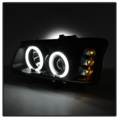Spyder Chevy Silverado 1500 03-06 Projector HeadlightsCCFLHalo LED Blk High H1 PRO-YD-CS03-CCFL-BK 5030023 5030023 Photo - Unmounted