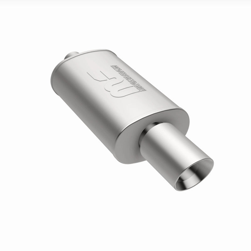 MagnaFlow 5" X 8" Oval Center/Center Performance Muffler With Tip 14829 360 Degree Image Set
