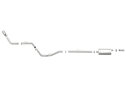 aFe Apollo GT Series 2.5in 409SS 20-21 Jeep Gladiator (JT) V6-3.6L - Polished Tip 49-48089-P 49-48089-P Photo - Unmounted