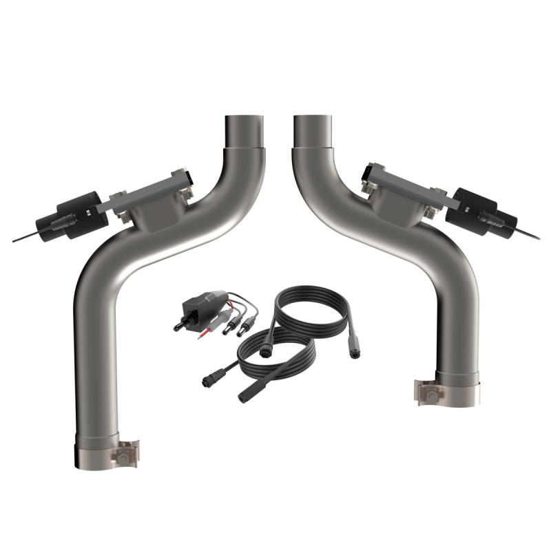 QTP 15-17 Ford Mustang GT 2.5in 304SS Aggressor Cutout Mid Pipe 550015 550015 User 1