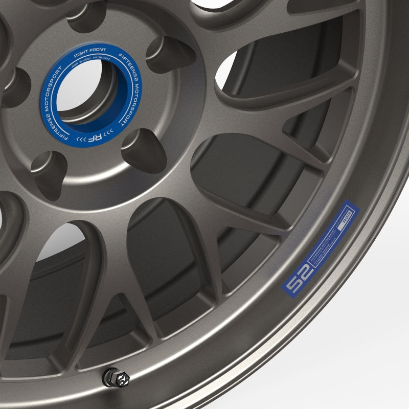 fifteen52 Holeshot RSR Wheel Lip Decal Set of Four - Blue 52-RSR-LIPDECAL-BLUE-SET 52-RSR-LIPDECAL-BLUE-SET Photo - Primary