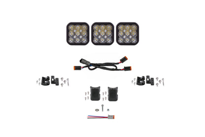 Diode Dynamics SS5 Sport Universal CrossLink 3-Pod Lightbar - White Driving DD7204 DD7204 Photo - Primary