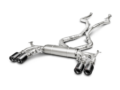 Akrapovic 15-17 BMW X5M (F85) Evolution Line Cat Back (Titanium) w/ Carbon Tips S-BM/T/1 S-BM/T/1 Photo - Primary