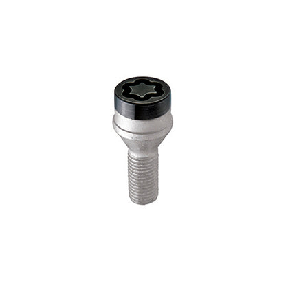 McGard Wheel Lock Bolt Set - 4pk. (Cone Seat) M12X1.25 / 17mm Hex / 22.0mm Shank Length - Black 27316 27316 Photo - Primary