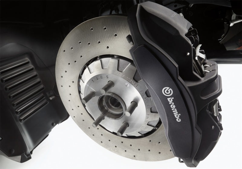 Ford Racing 15-21 Mustang GT/ 2.3L EcoBoost GT350R Brake Upgrade Kit - Black M-2300-YBK M-2300-YBK Photo - Mounted