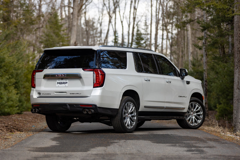 MBRP 21-24 Chevrolet Surburban XL 5.3L 3in T304 SS 2.5in Dual Split Carbon Fiber Cat-back S50593CF S50593CF Photo - lifestyle view