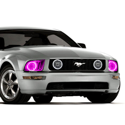 ORACLE Lighting Oracle Ford Mustang 05-09 Halo Kit - ColorSHIFT w/ BC1 Controller 2301-335 2301-335 Photo - lifestyle view