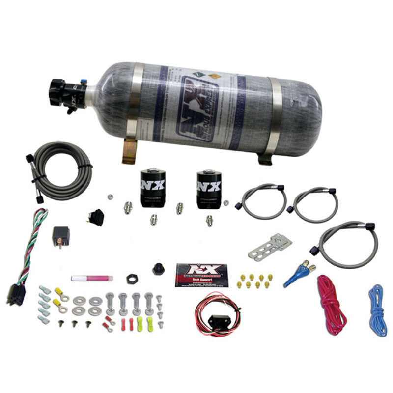 Nitrous Express 10-15 Chevrolet Camaro (5th Gen) Single Nozzle Nitrous Kit (35-150HP) w/Comp Bottle 20930-12 20930-12 Photo - Primary