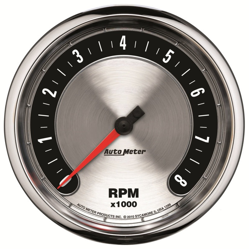 Autometer Gauge, Tachometer, 5", 8K Rpm, In-Dash, American Muscle 1299 Photo - Primary