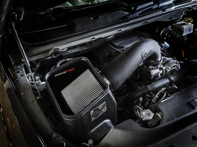 aFe MagnumFORCE Intake Stage-2 Pro DRY S 19-22 Dodge Ram 1500 V8-5.7L HEMI 54-13075D 54-13075D Photo - Mounted
