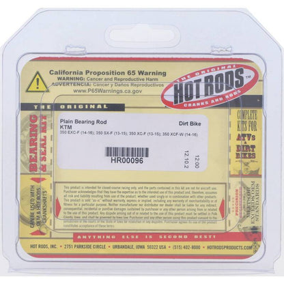 Hot Rods 13-15 KTM 350 SX-F 350cc Plain Bearing Rod HR00096 HR00096 Photo - Primary
