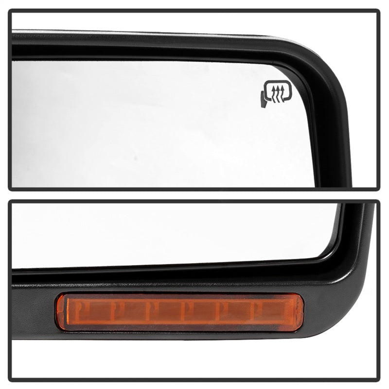 SPYDER xTune 04-06 Ford F-150 Heated Amber Seq LED Signal OEM Pwr Mirrors (Pair) (MIR-03FF04-G2-PW-RAM-SET) 9943164 9943164 Photo - Unmounted