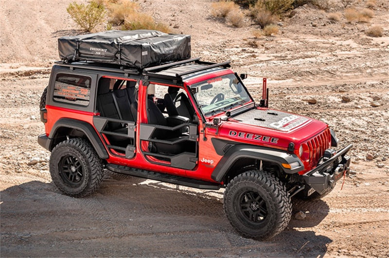 Dee Zee Deezee 19-23 Jeep JL/Gladiator Jeep Large Roof Rack DZ4472JL DZ4472JL Photo - Mounted